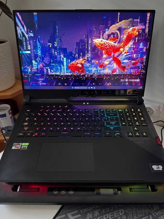ASUS ROG Strix SCAR 17, G733QR, Ryzen 7 5800H/ RTX 3070 130W/ 32GB RAM/ 1TB NVME/ 17.3" 300Hz IPS/ Mеханична Клавиатура