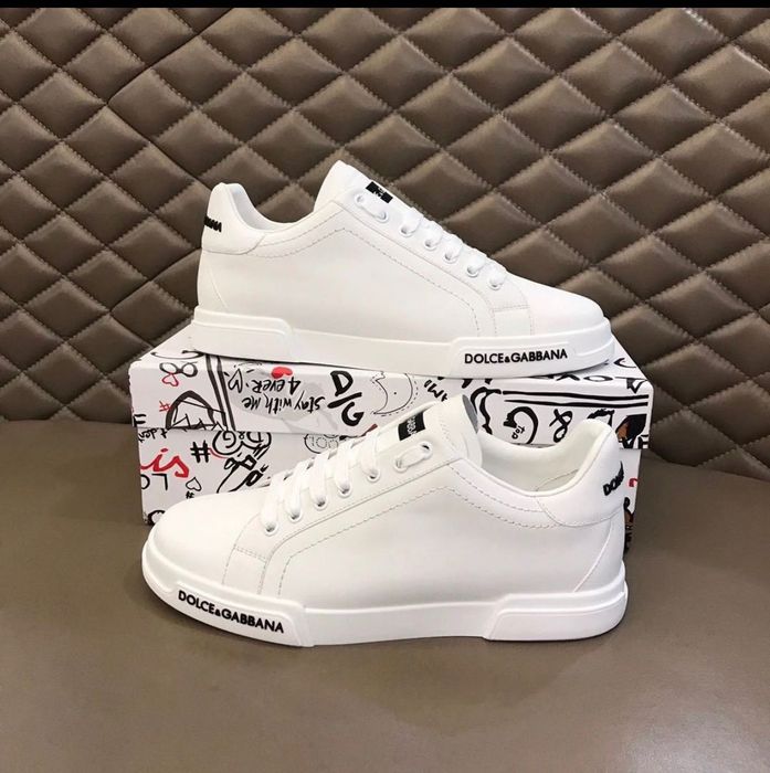 Белые кеды долче габана 41 размер АКТОБЕ