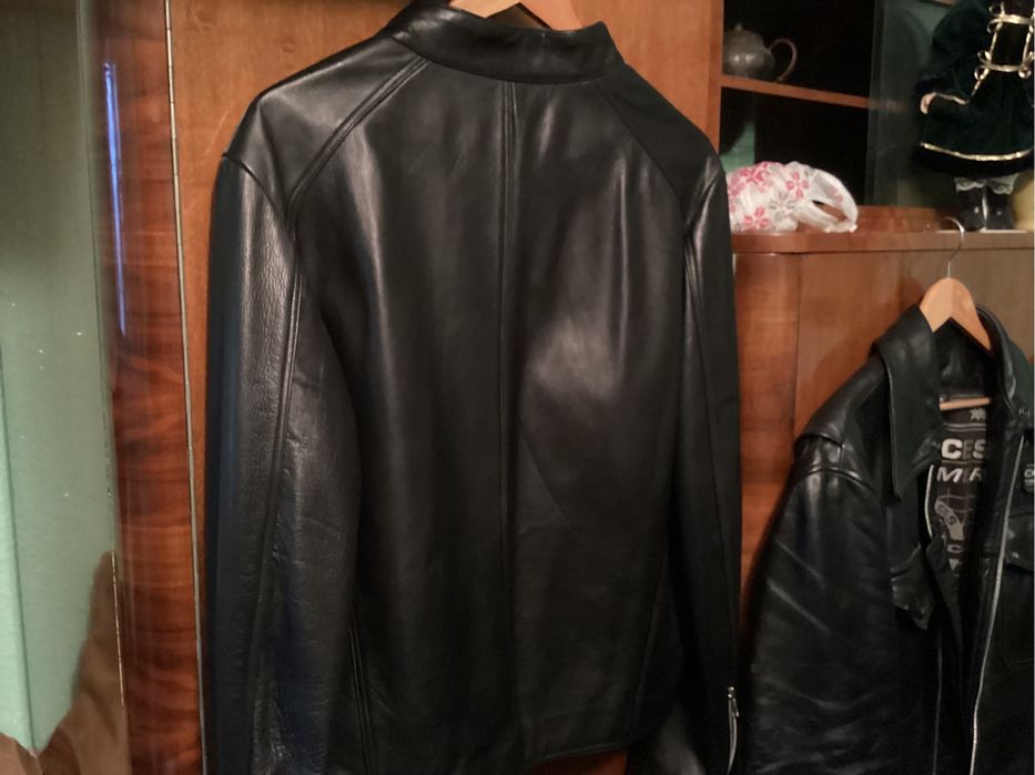 Geaca Stil moto de piele Anglia de dama