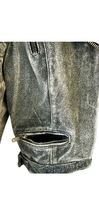 MUUBAA Дамско Кожено яке Черно UK 10 Medium