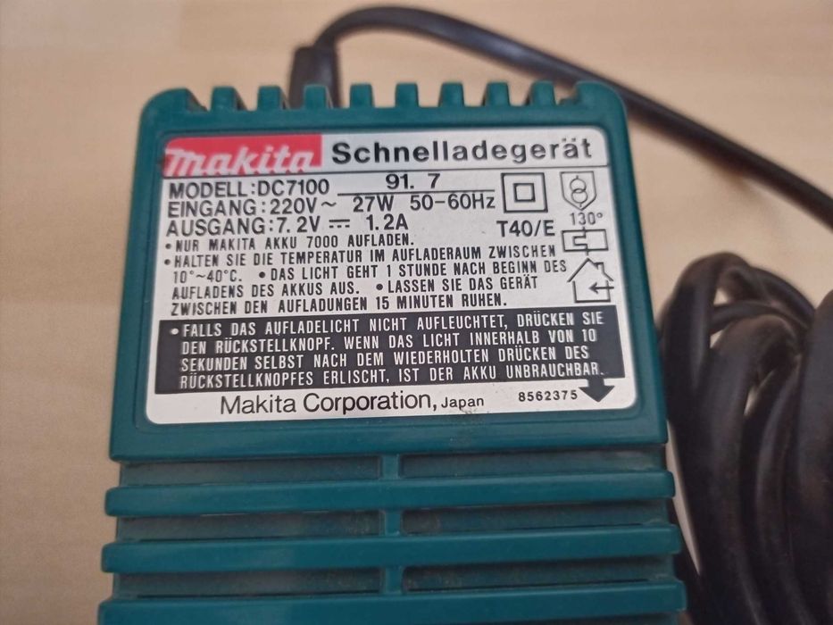Makita DC 7100 – оригинално зарядно 7,2V