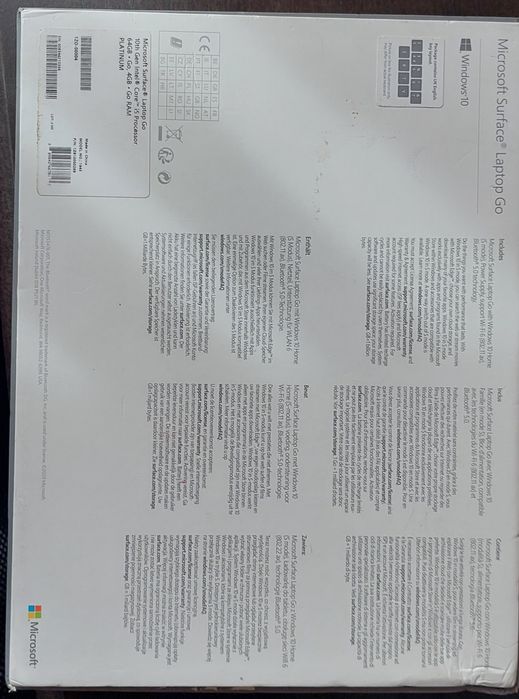 Microsoft surface laptop Go- defect