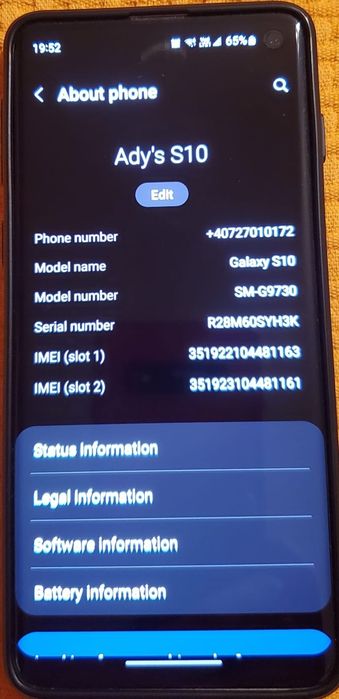 Samsung Galaxy S10  128Gb Snapdragon