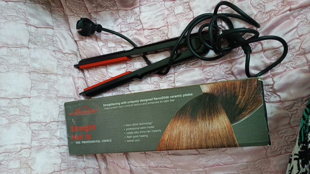 Гафри и утюжок для волос