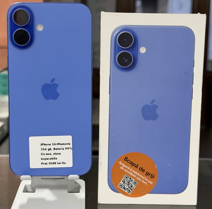 iPhone 16 plus Pret 3500 lei