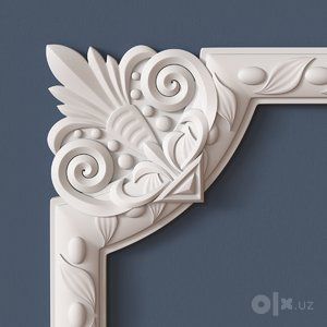 Лепка лепнина гипс альвастр Коломна карниз рамка пилястр арка тяга