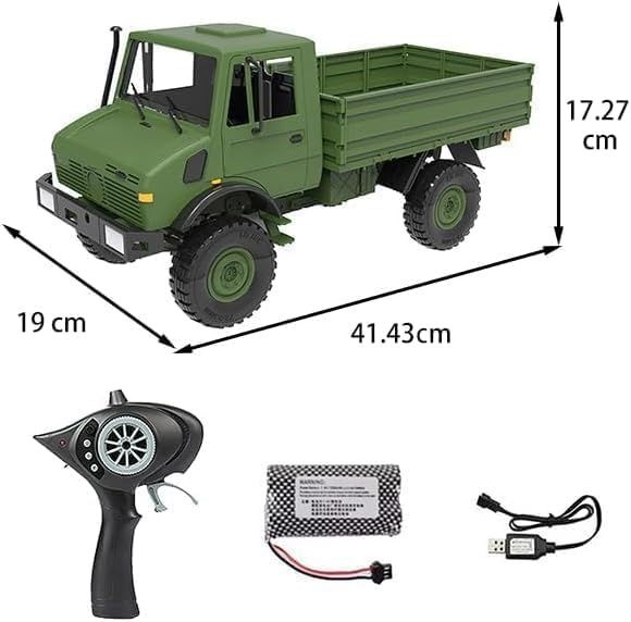 RC Военен камион 4WD 1:12 с 2.4GHz дистанционно управление