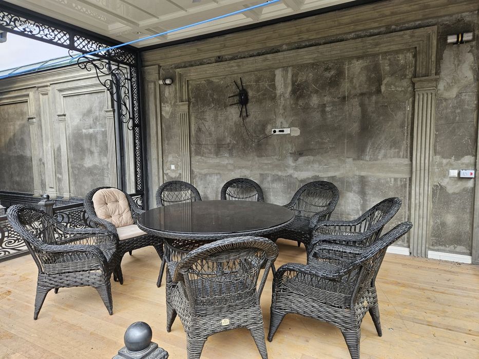 8 kishilik stol stul