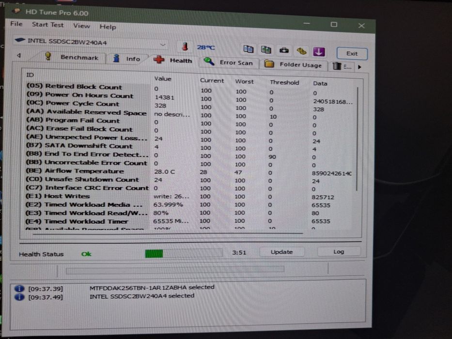 SSD  Intel 240GB
