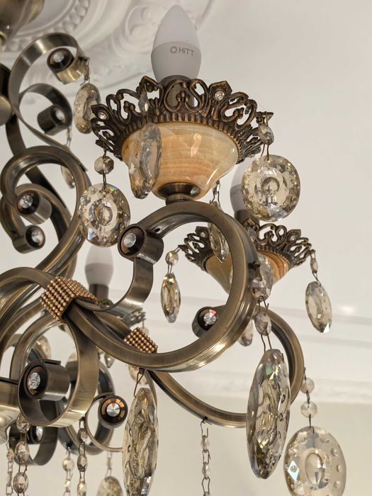 Люстра оникс. Натуральный камень