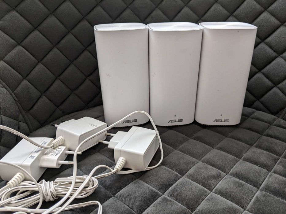 Sistem Wireless Mesh Gigabit ASUS ZenWiFi AC Mini CD6 AC1500 3 bucati Router + 3 sateliti