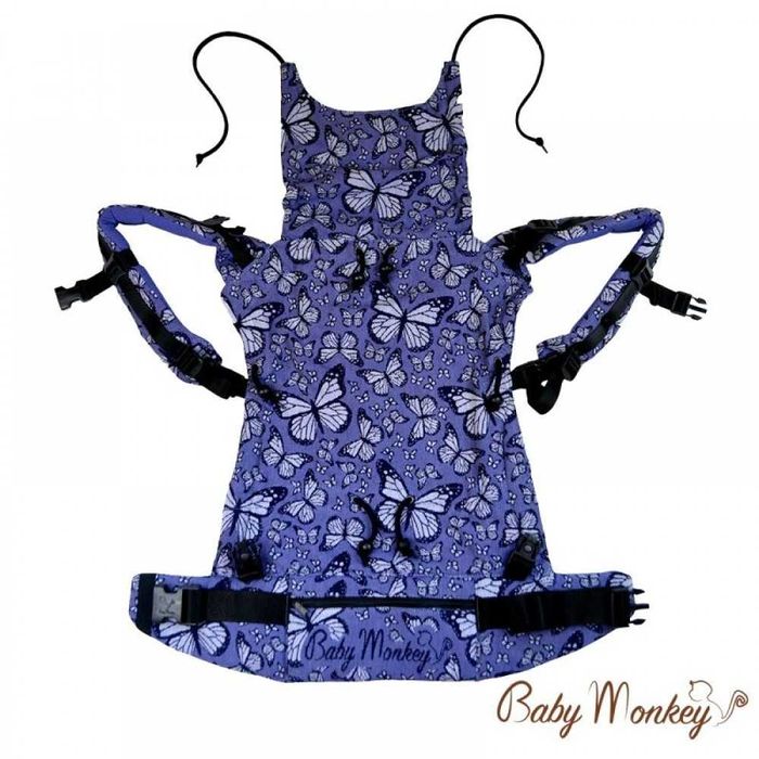от 5+ месеца | Ергономична раница Baby Monkey Regolo - Butterfly