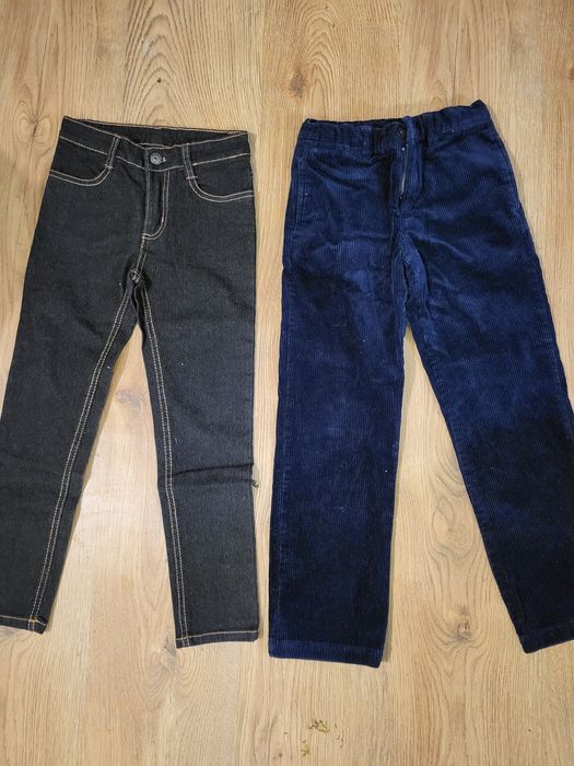 2 pantaloni (blugi și raiati) 6 ani USPA Ralph Lauren si colanti Guess