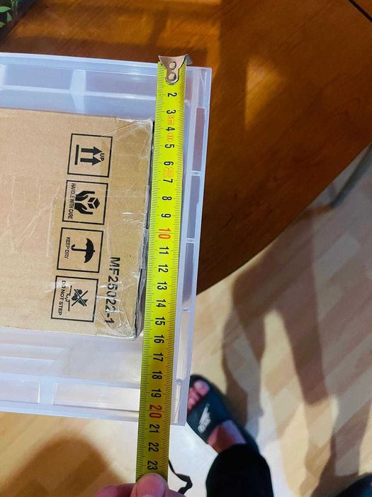 Set Cutii plastic depozitare scule AkroBin, 36x20x17 cm, set 12 buc