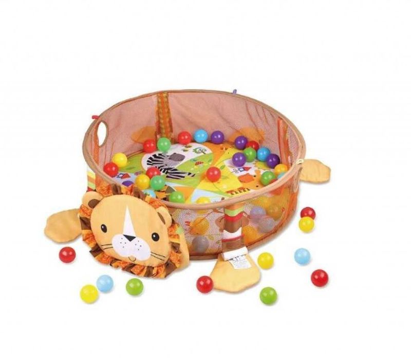 Център/басейн/кошара за игра с матрак за активност и кошара за бебета