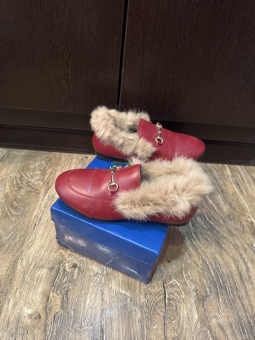 Макосины для девочек, кожаные, размер 34, демисезон