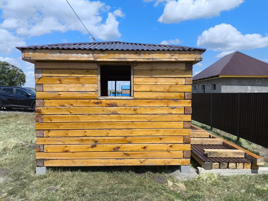 Сруб под баню, домик или киоск