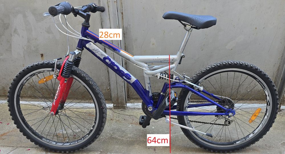 Юношеско/детско Колело велосипед 24" Cross, 18 скорости