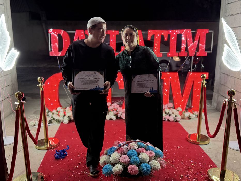 Jannatim Onam Davlatim Otam dekoratsiya