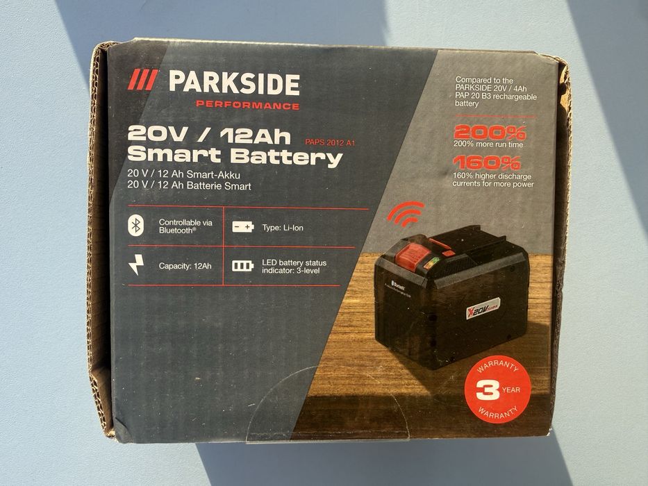 Acumulator 20v 12a Parkside Performance