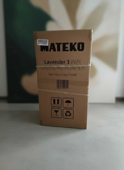 Purificator umidificator de aer Mateko WiFi filtru Hepa Lampa UV NOU