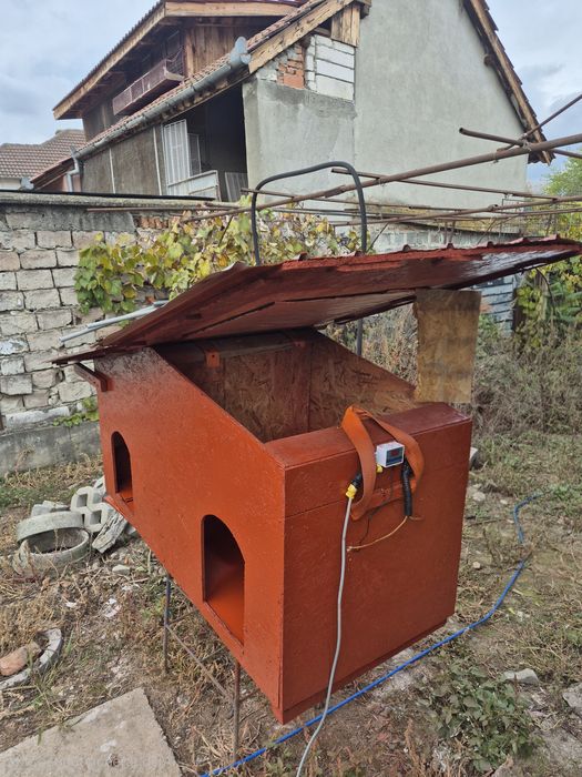 Cușcă câini cu încălzire in pardosea( talie mica )