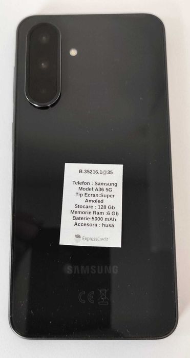 Telefon Samsung A36 5G  128GB/6GB  (AG35 B 35216) Garantie 2ani!