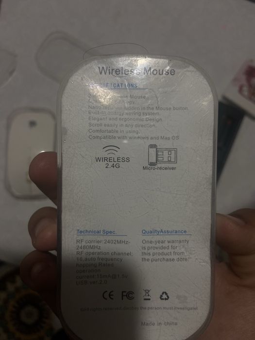 Мышь 2.4Ghz Wireless Mouse