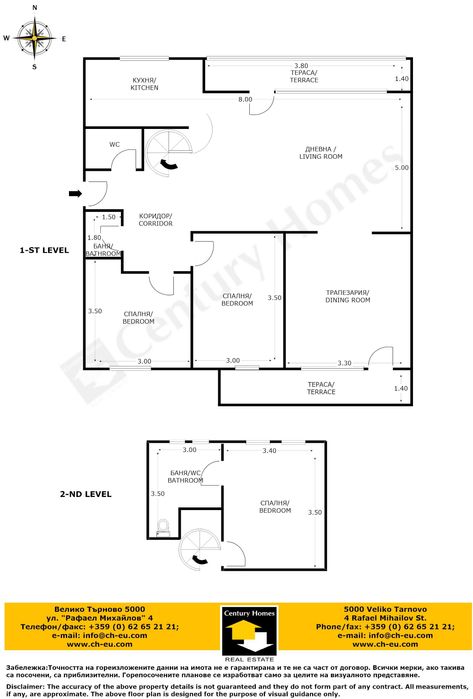 Продава се Мезонет в Велико Търново, Център - 135 кв.м за 1334 €/кв.м - Снимка #21