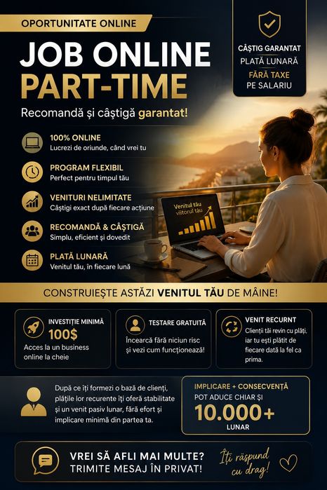 Job online part-time / Full time