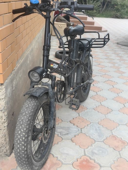 Электровелосипед в хорошем состоянии