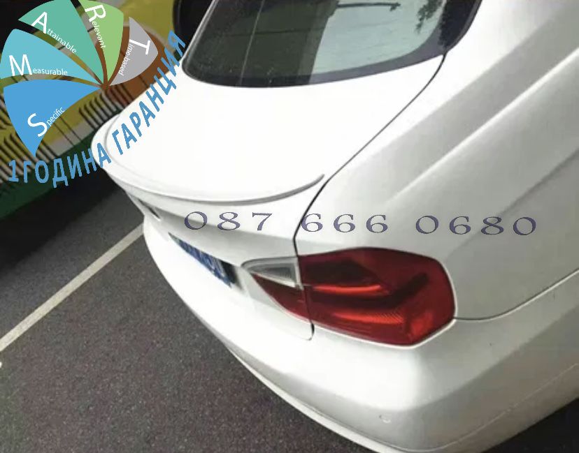 Лип спойлер багажник BMW E90 3 сериа lip spoiler M бмв е90