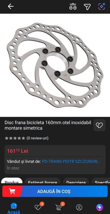 Disc bicicleta/trotineta