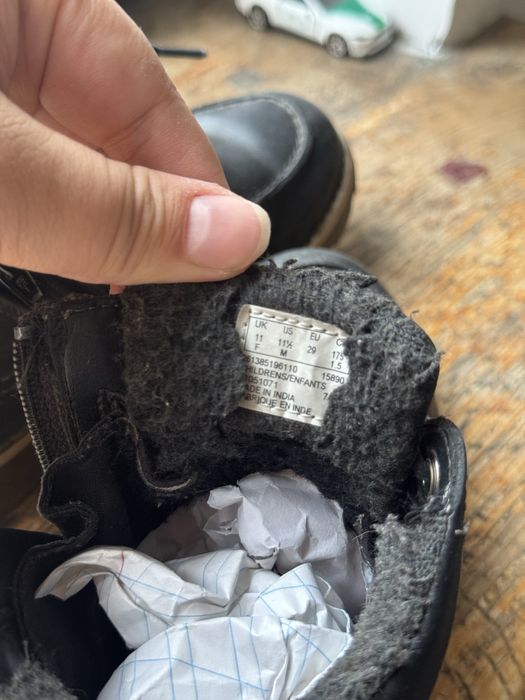 Clarks сапоги кожаные