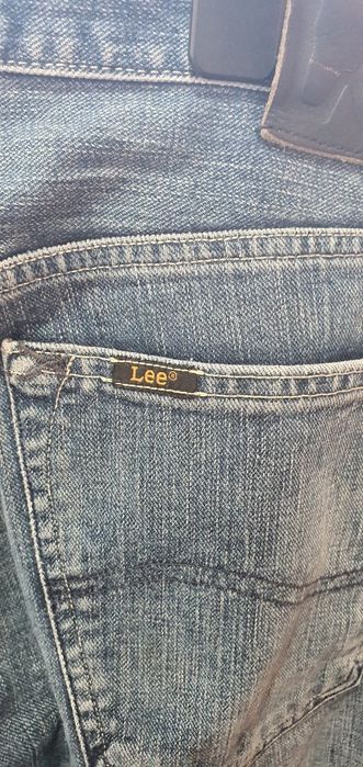 Blugi bărbați Lee W30 L32,button fly,straight fit,albastru