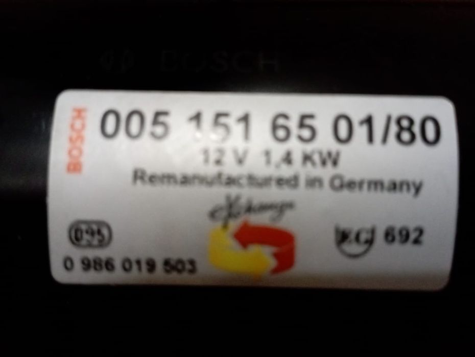 Продам стартер оригинал на мерседес