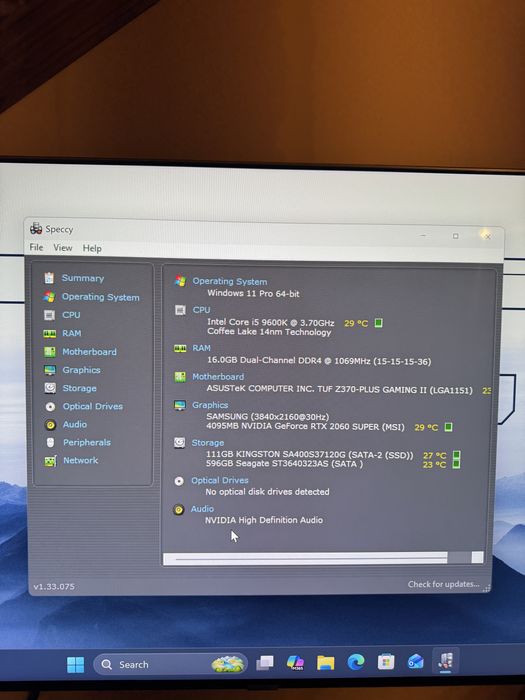 Calculator pc gaming asus tuf i5 9600k rtx 2060 super 16 gb