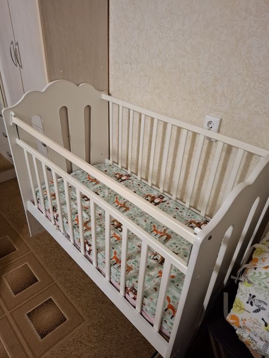 Бортики с одеялком + простынь на резинке