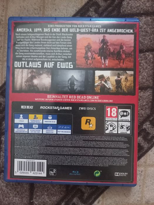 RDR 2 игра на playstation 4