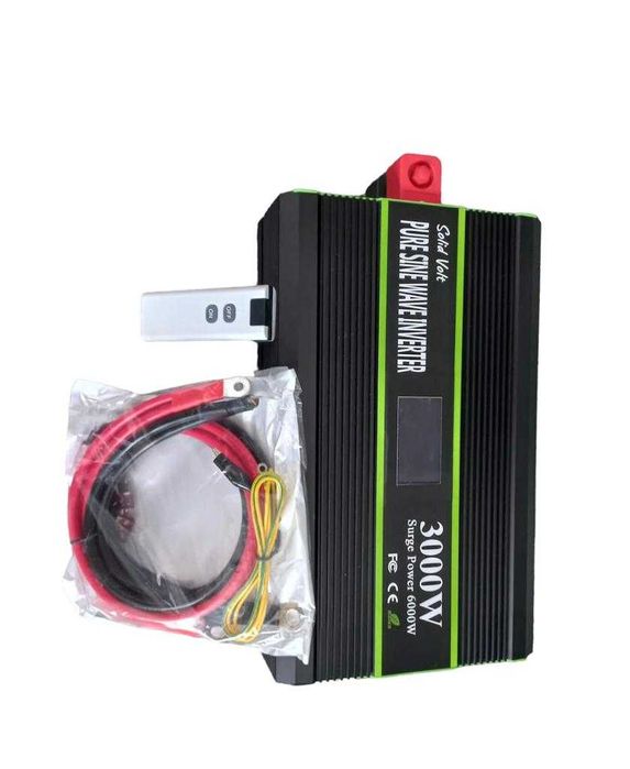 Invertor 1000W/2000W/2500W/3000W/3500W/5000W cu telecomandă, sinus pur