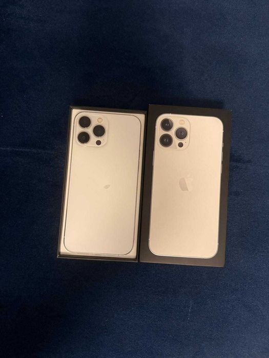 Iphone 13 Pro Max 256 gb , Alb, in cutie , totul original