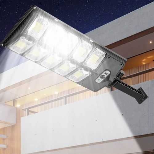 Супер мощна соларна LED лампа 1600W тип Кобра с 10 тела и дистанционно