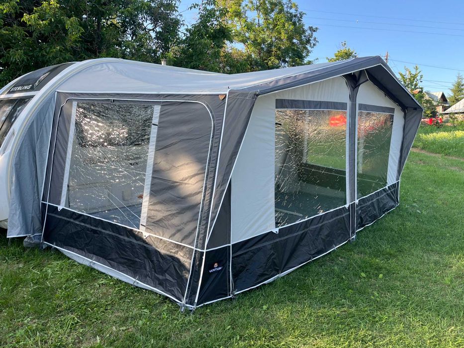Cort rulota Ventura Pacific 910-930cm nou structura carbon, Cort Trio Mexico 1020-1050cm otel Cort Autorulota Movelite T4 pe aer Van Multivan Microbuz