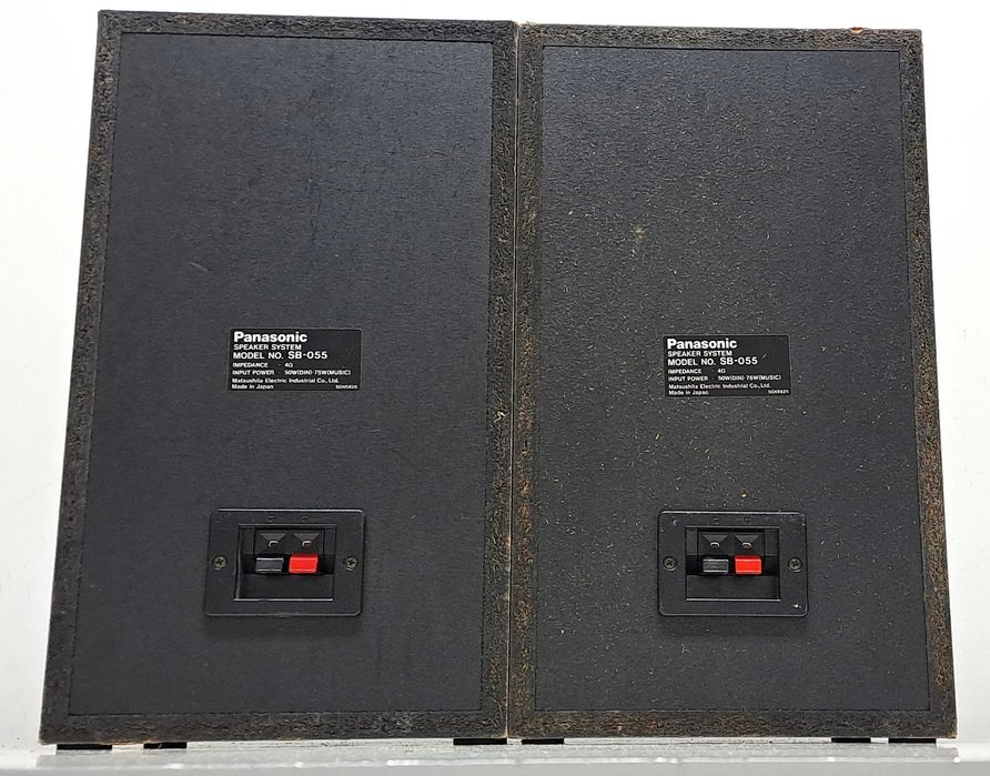 Boxe Panasonic SB-055 - Rare / Premium - Fibre de Bananier – 3 Căi – Sunet Clar de Colectie