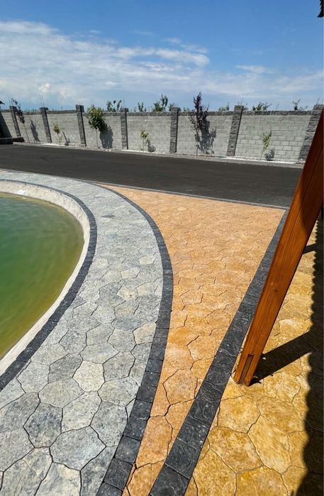 Укладка тротуарной плитки (брусчатки)