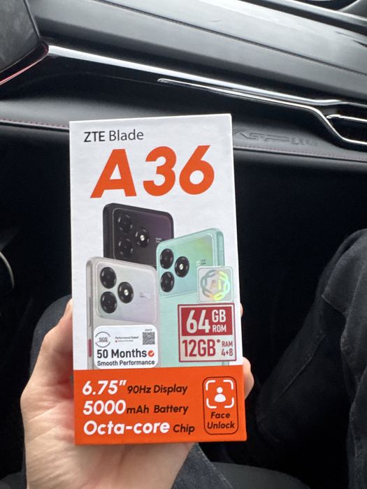 Состаяние мошный телефон сатылады ZTE Blade A36