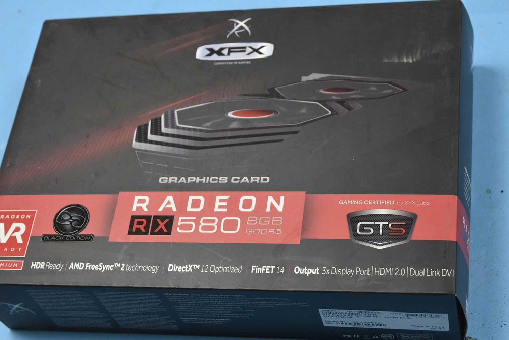 Видео карта 4 GB XFX Radeon RX 580 GTS 4 GB XXX Edition  в кутия