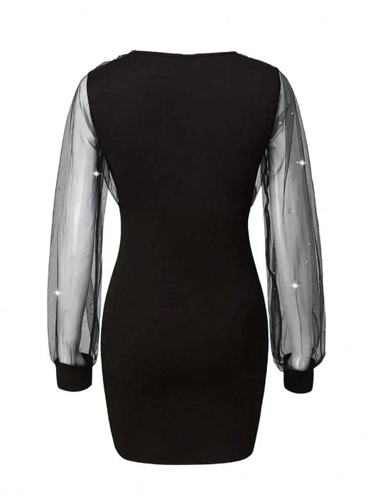 Черна елегантна рокля, Ефектна рокля, Елегантна бяла рокля,