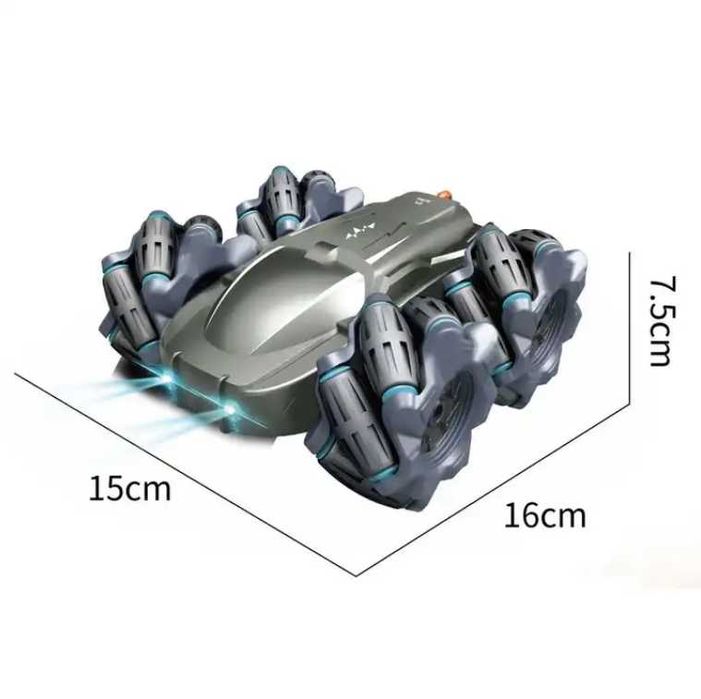 Masina off-road cu telecomanda, rotire 360 grade sunete si lumini led