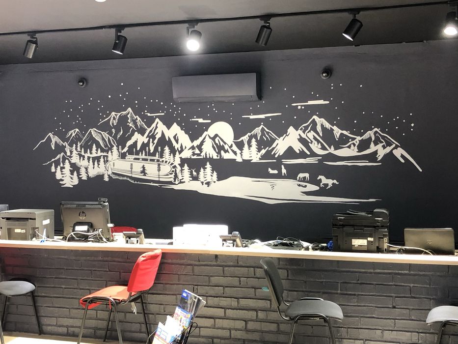 Роспись стен, Сурет салу, брендинг